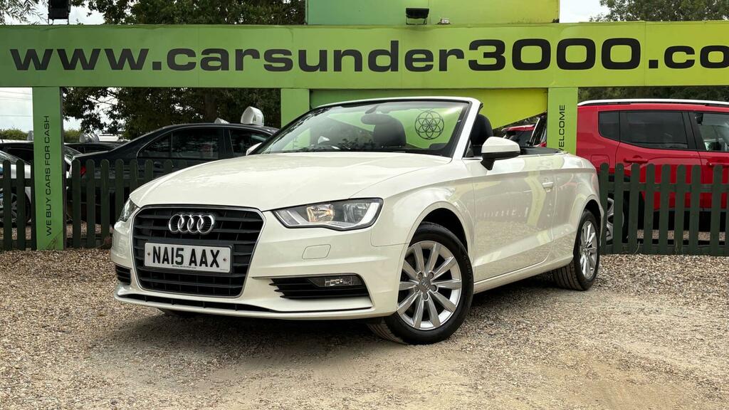 Audi A3 Cabriolet 1.6 Tdi Se Euro 6 Ss White #3