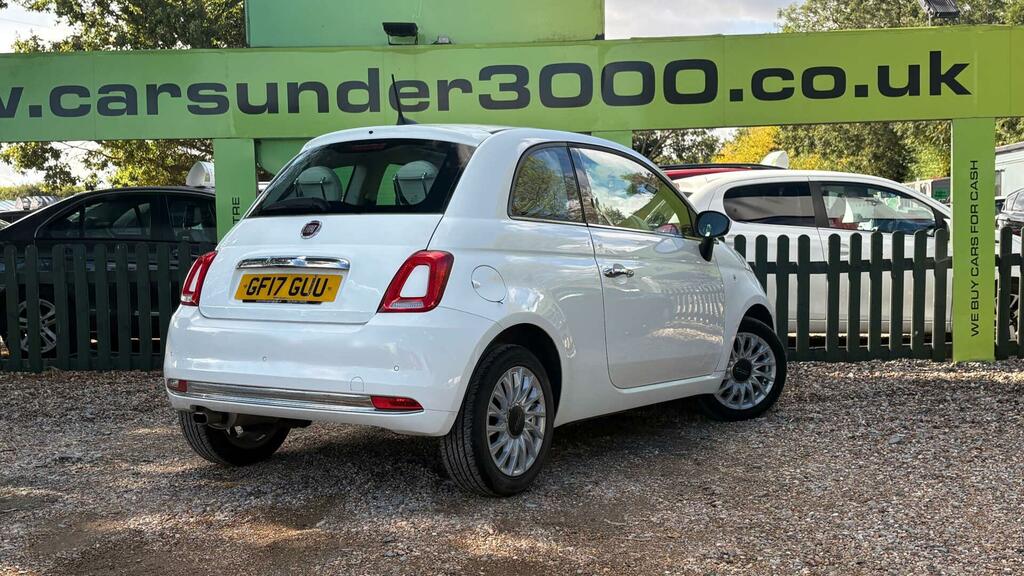 Fiat 500 1.2 Lounge Euro 6 Ss GF17GUU White #6