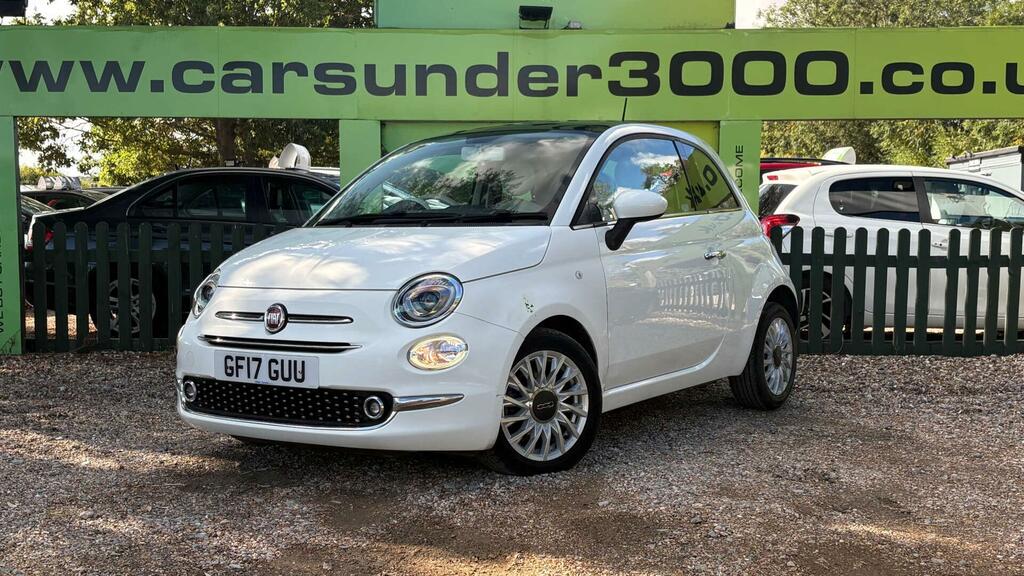 Fiat 500 1.2 Lounge Euro 6 Ss GF17GUU White #3