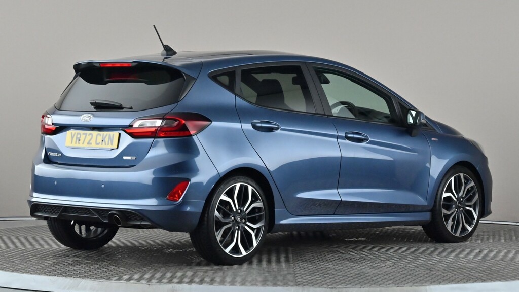 Ford Fiesta 1.0 Ecoboost Hybrid Mhev 155 St-line Vignale YR72CKN Blue #6