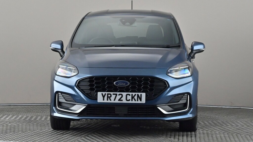 Ford Fiesta 1.0 Ecoboost Hybrid Mhev 155 St-line Vignale YR72CKN Blue #2