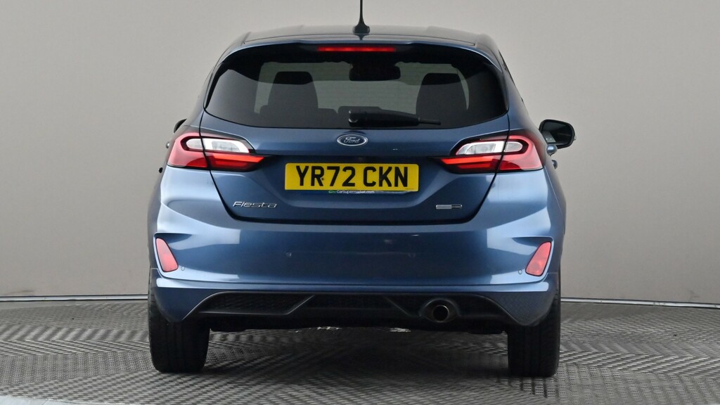 Ford Fiesta 1.0 Ecoboost Hybrid Mhev 155 St-line Vignale YR72CKN Blue #5