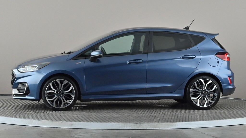 Ford Fiesta 1.0 Ecoboost Hybrid Mhev 155 St-line Vignale YR72CKN Blue #3