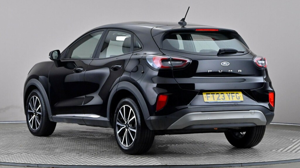 Ford Puma 1.0 Ecoboost Hybrid Mhev Titanium FT23YFG Black #4