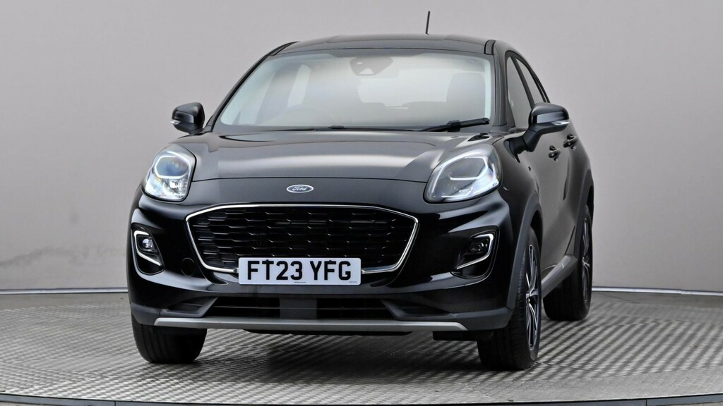 Ford Puma 1.0 Ecoboost Hybrid Mhev Titanium FT23YFG Black #2