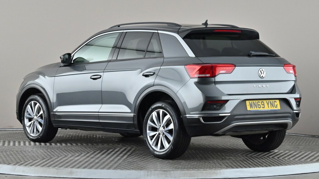 Volkswagen T-Roc 1.5 Tsi Evo Design WN69YNG Grey #4
