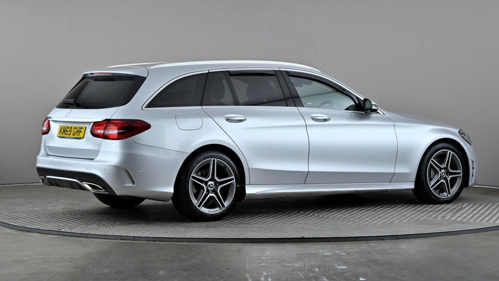 Mercedes-Benz C Class C200 Amg Line 9G-tronic KM69GHF Silver #6