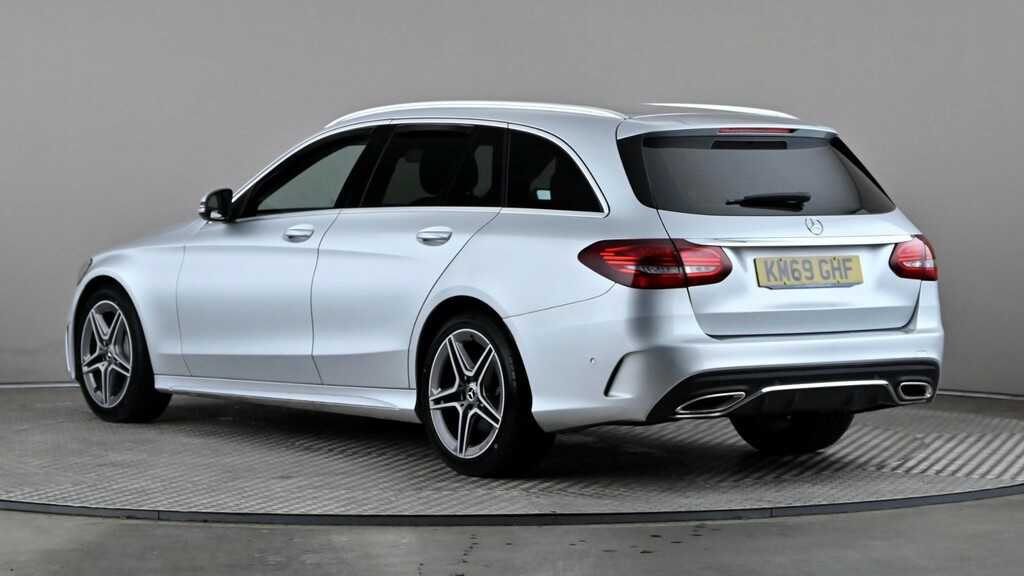 Mercedes-Benz C Class C200 Amg Line 9G-tronic KM69GHF Silver #4