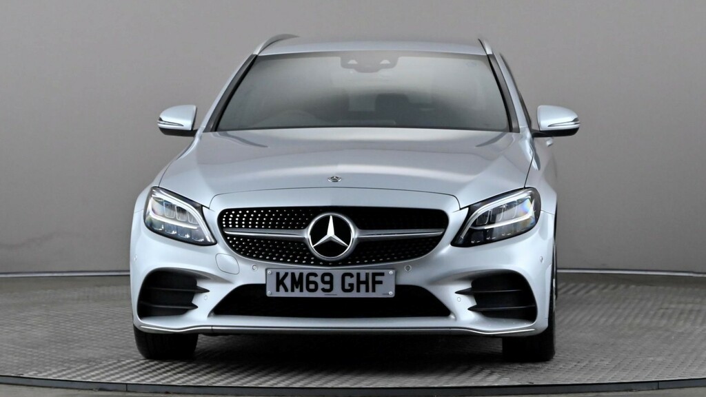 Mercedes-Benz C Class C200 Amg Line 9G-tronic KM69GHF Silver #2