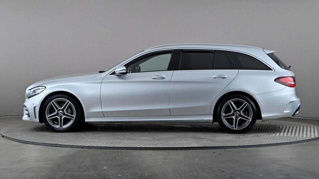 Mercedes-Benz C Class C200 Amg Line 9G-tronic KM69GHF Silver #3
