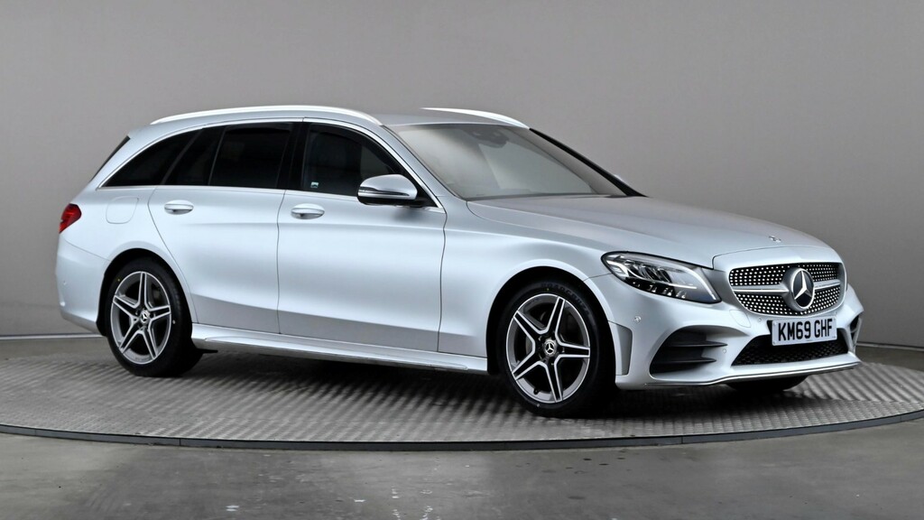 Mercedes-Benz C Class C200 Amg Line 9G-tronic Silver