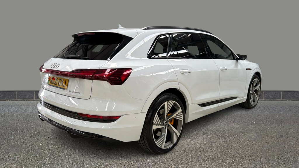 Audi E-tron 300Kw 55 Quattro 95Kwh Vorsprung White #6