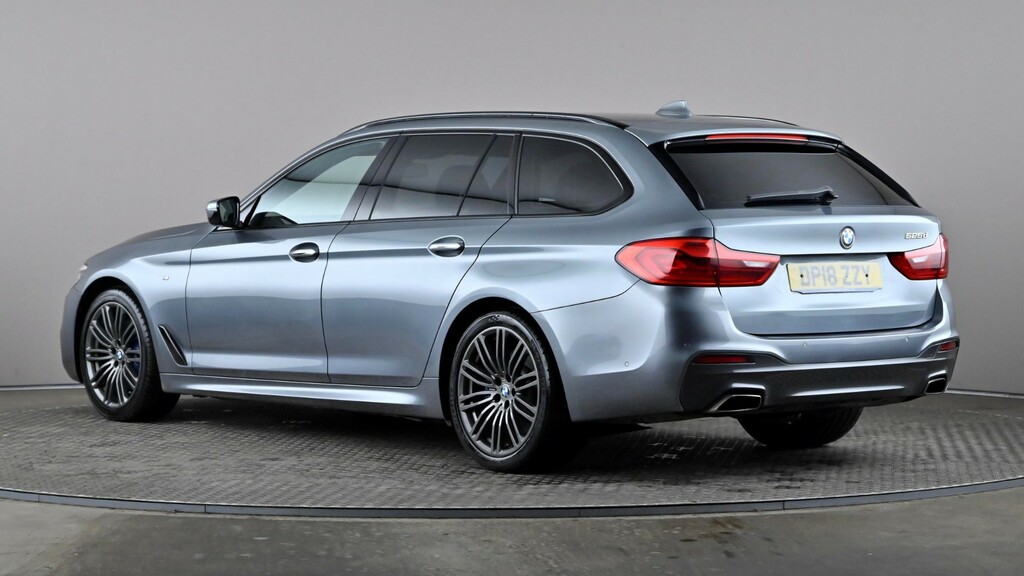 BMW 5 Series 525D M Sport Blue #4