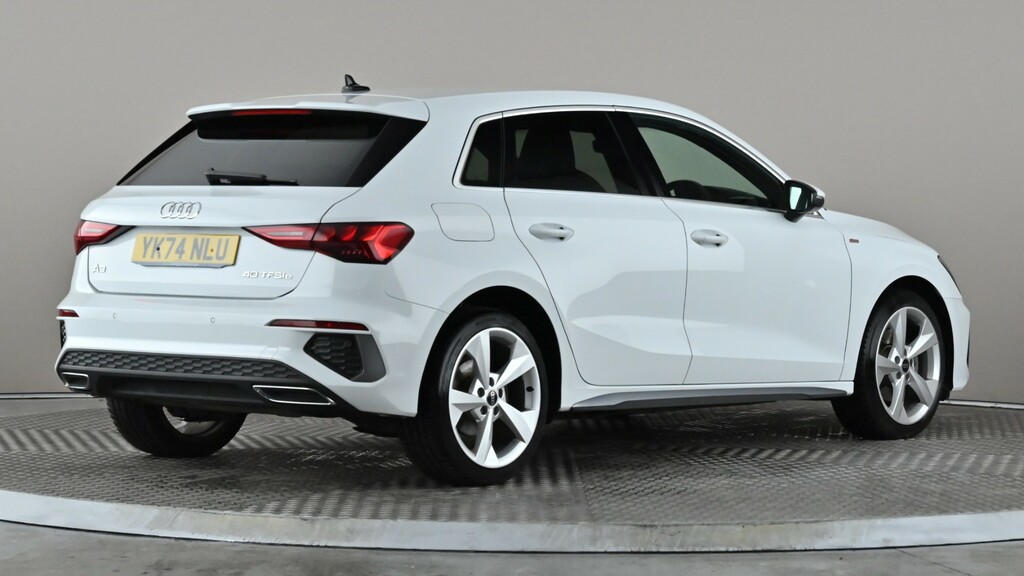 Audi A3 40 Tfsi E S Line S Tronic YK74NLU White #6