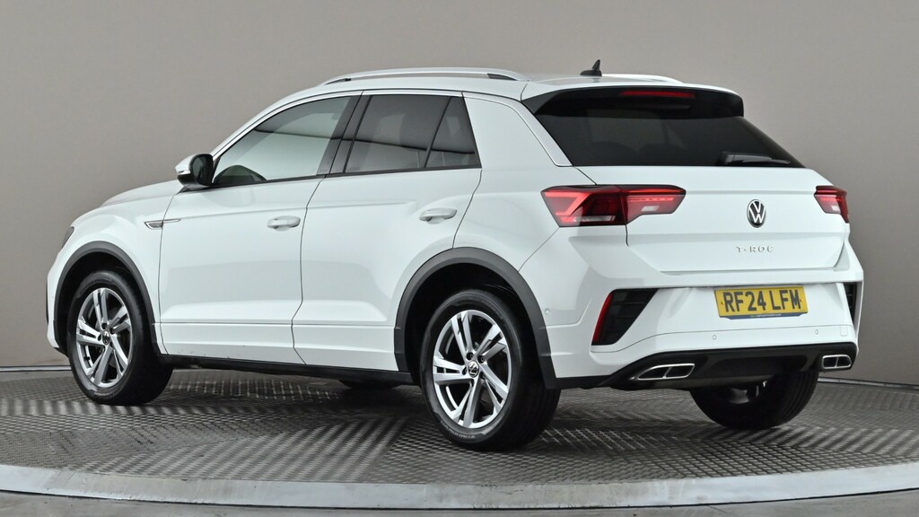 Volkswagen T-Roc 1.5 Tsi R-line Dsg White #4