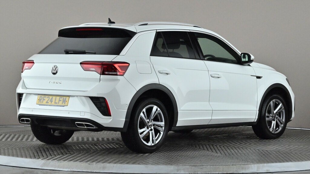 Volkswagen T-Roc 1.5 Tsi R-line Dsg White #6