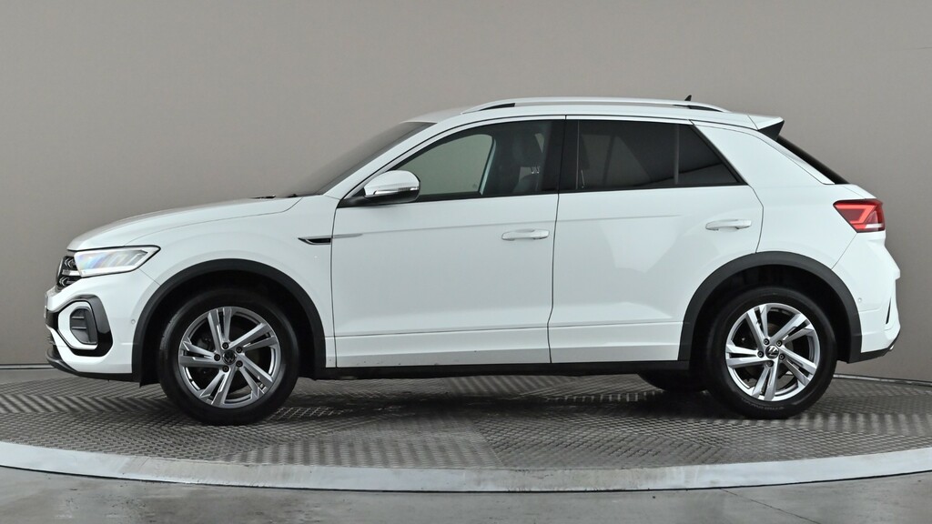 Volkswagen T-Roc 1.5 Tsi R-line Dsg White #3