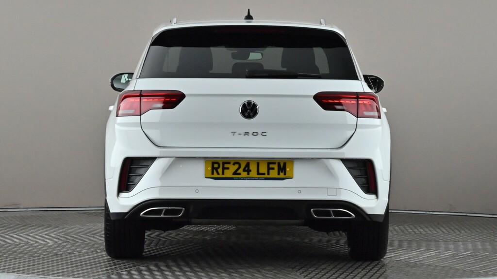 Volkswagen T-Roc 1.5 Tsi R-line Dsg White #5