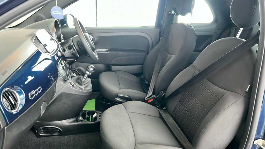 Fiat 500 Hatchback White #17