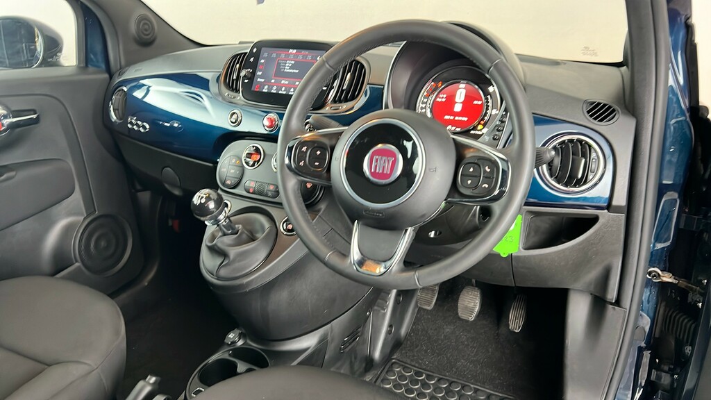 Fiat 500 Hatchback White #13