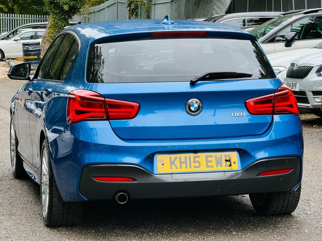 BMW 1 Series 1.6 118I M Sport Hatchback Euro 6 Blue #4