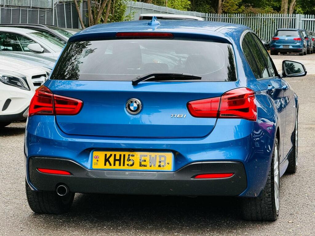 BMW 1 Series 1.6 118I M Sport Hatchback Euro 6 Blue #3
