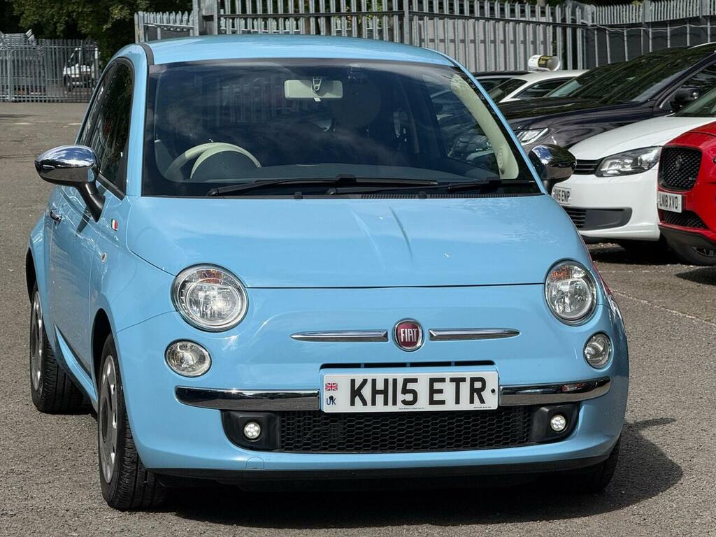 Fiat 500 0.9 Twinair Pop Star Hatchback Dualogic Blue #3
