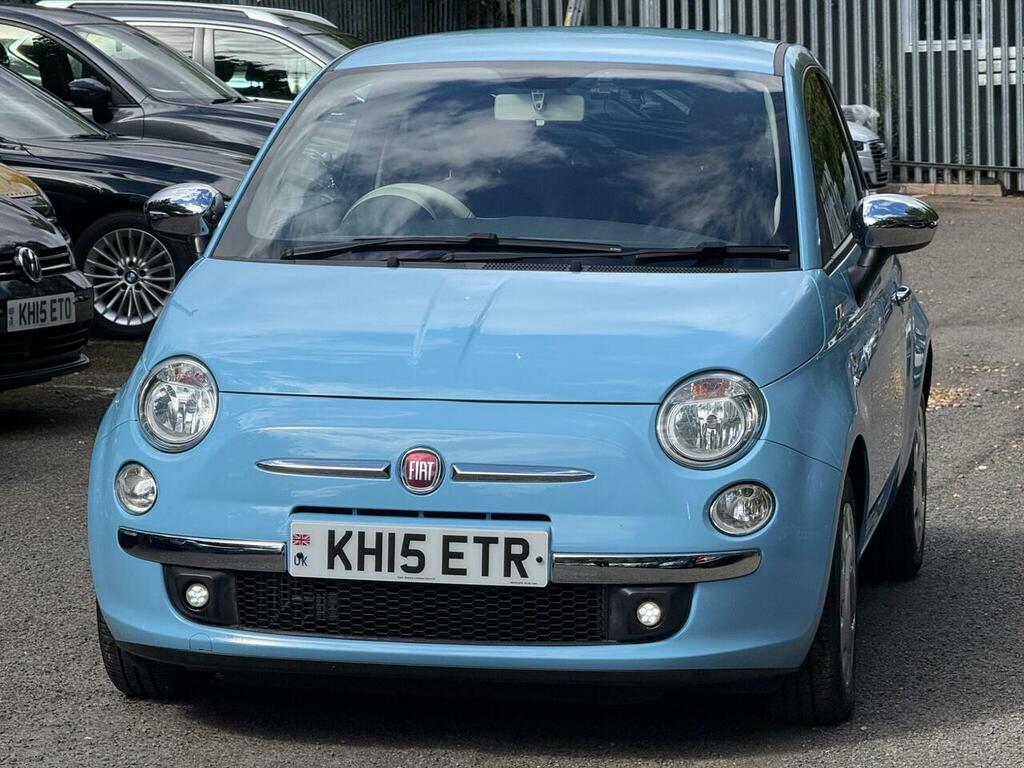Fiat 500 0.9 Twinair Pop Star Hatchback Dualogic Blue #4