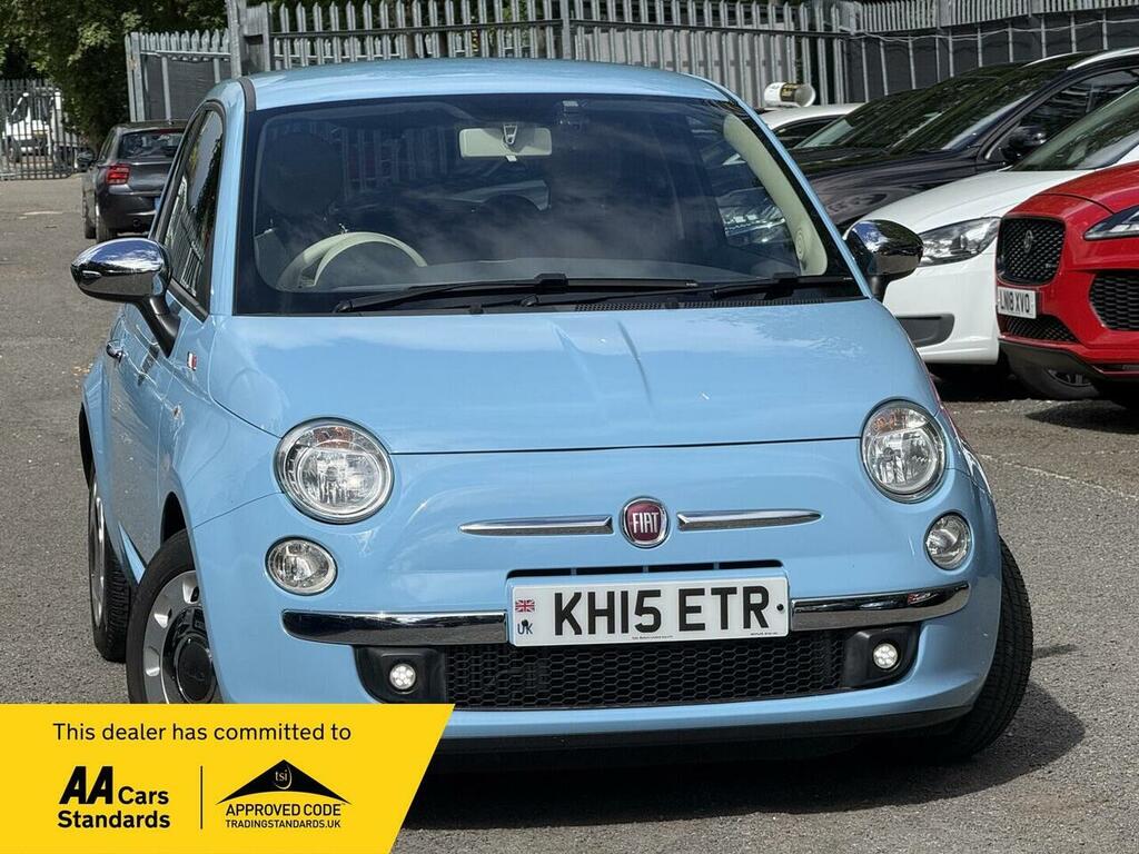 Fiat 500 0.9 Twinair Pop Star Hatchback Dualogic Blue