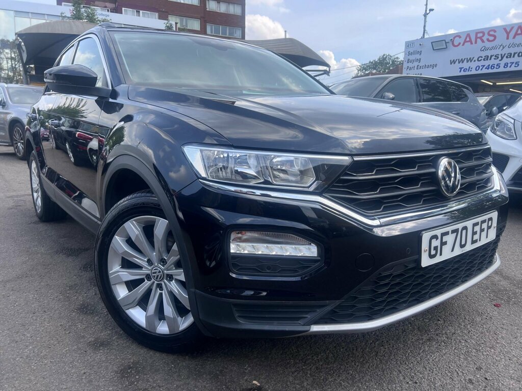 Volkswagen T-Roc 1.5 Tsi Evo Se Dsg Euro 6 Ss GF70EFP Black #4