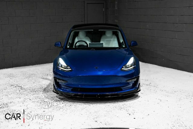 Tesla Model 3 Motor Performance Saloon GF71WFB Blue #5