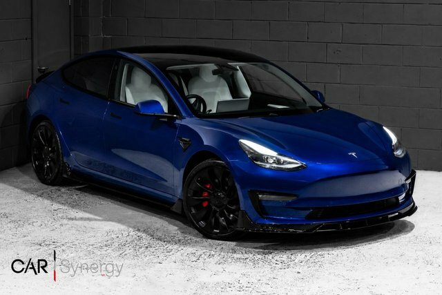 Tesla Model 3 Motor Performance Saloon GF71WFB Blue