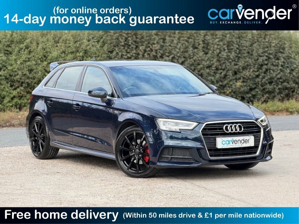 Audi A3 A3 Sportback S Line Tfsi EO67SXH Blue