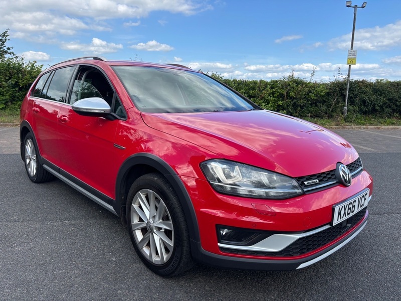 Volkswagen Golf Alltrack Tdi Bluemotion Tech 4Motion Red #5