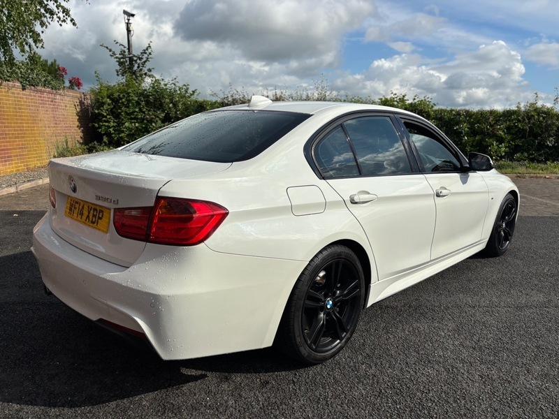 BMW 3 Series 330D M Sport White #6