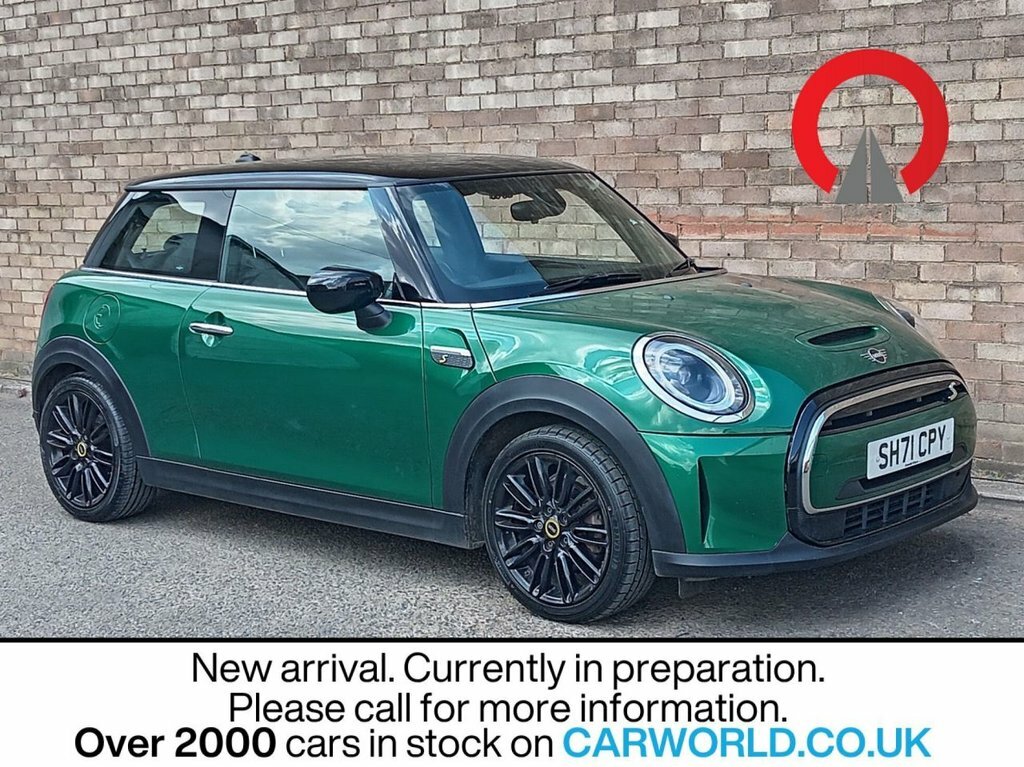 Mini Electric Hatchback Green