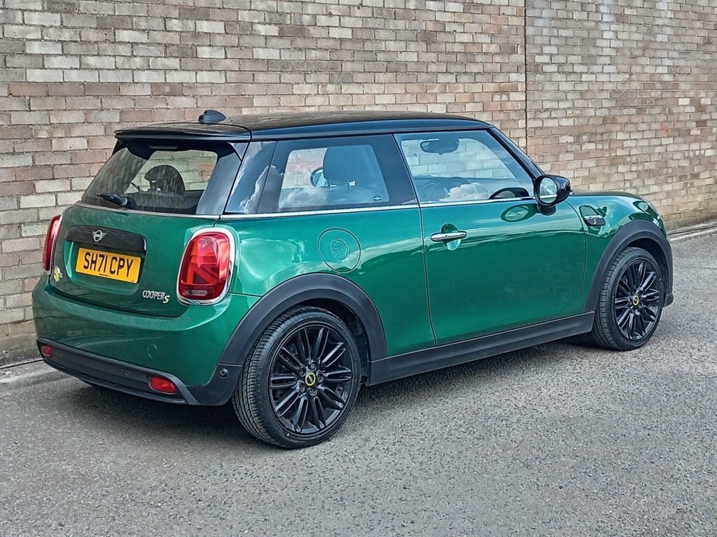 Mini Electric Hatchback Green #3