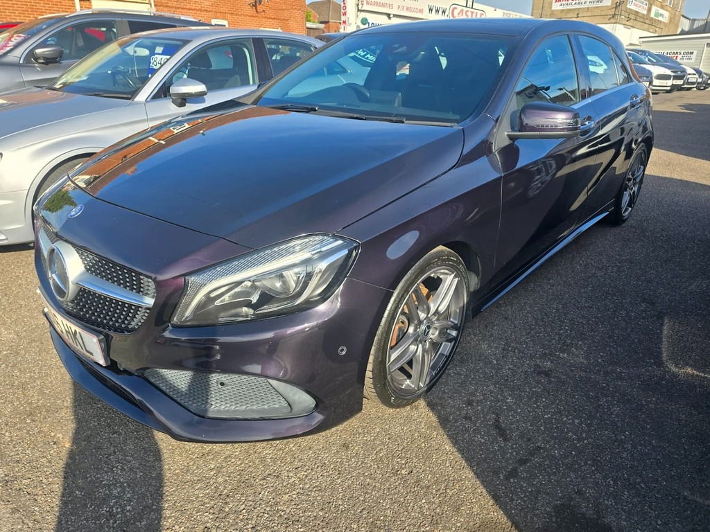 Mercedes-Benz A Class A200 Amg Line Premium Plus HD16HKL Purple #2