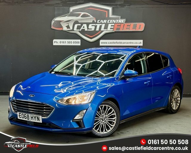 Ford Focus 2018 1.5 Ecoblue Titanium X Hatchback A EO68HYN Blue #3