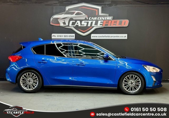 Ford Focus 2018 1.5 Ecoblue Titanium X Hatchback A EO68HYN Blue #4