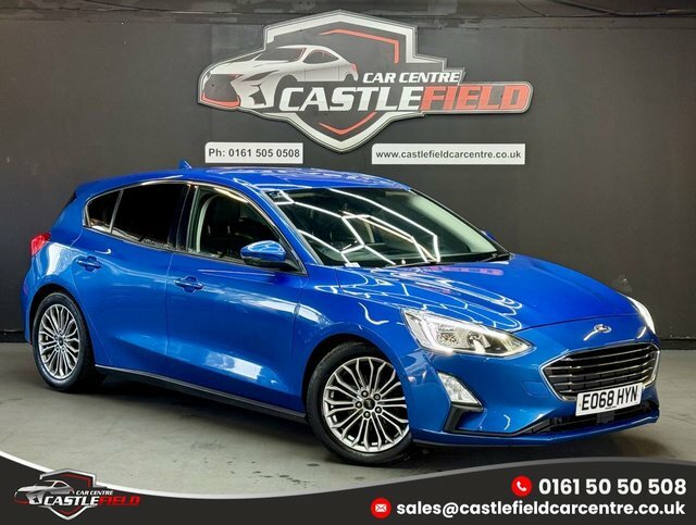 Ford Focus 2018 1.5 Ecoblue Titanium X Hatchback A EO68HYN Blue