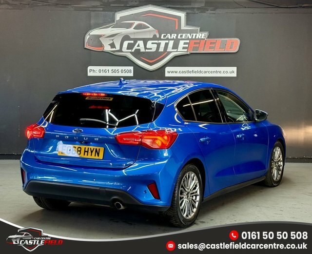 Ford Focus 2018 1.5 Ecoblue Titanium X Hatchback A EO68HYN Blue #6