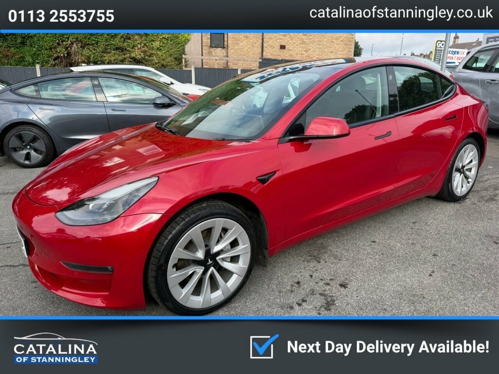 Tesla Model 3 Saloon MM21XHR Red #3