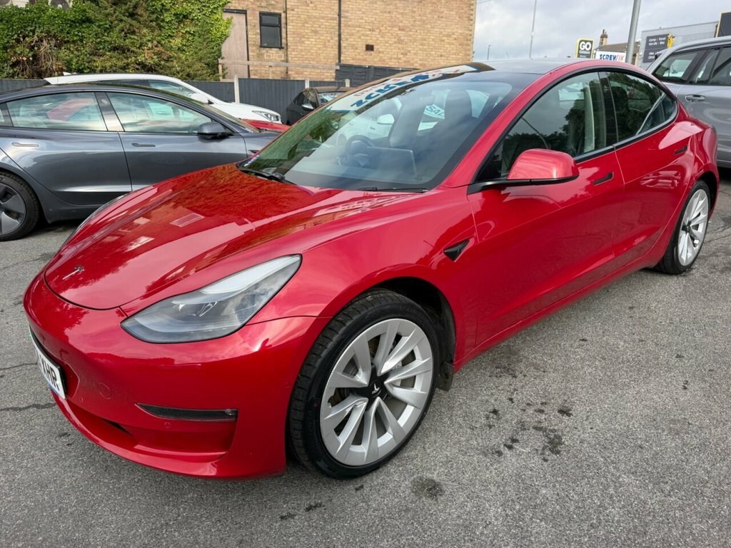 Tesla Model 3 Saloon MM21XHR Red #6