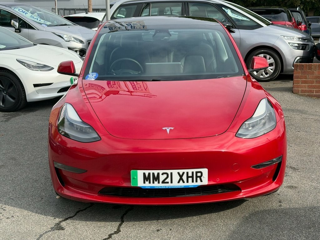 Tesla Model 3 Saloon MM21XHR Red #2