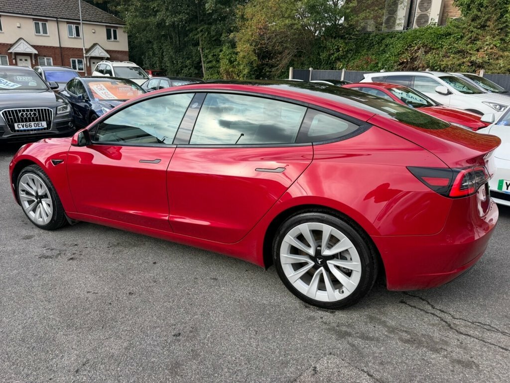 Tesla Model 3 Saloon MM21XHR Red #4