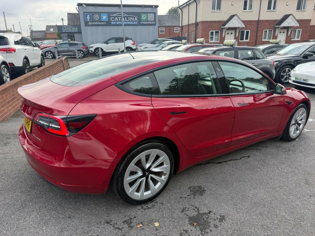 Tesla Model 3 Saloon MM21XHR Red #5