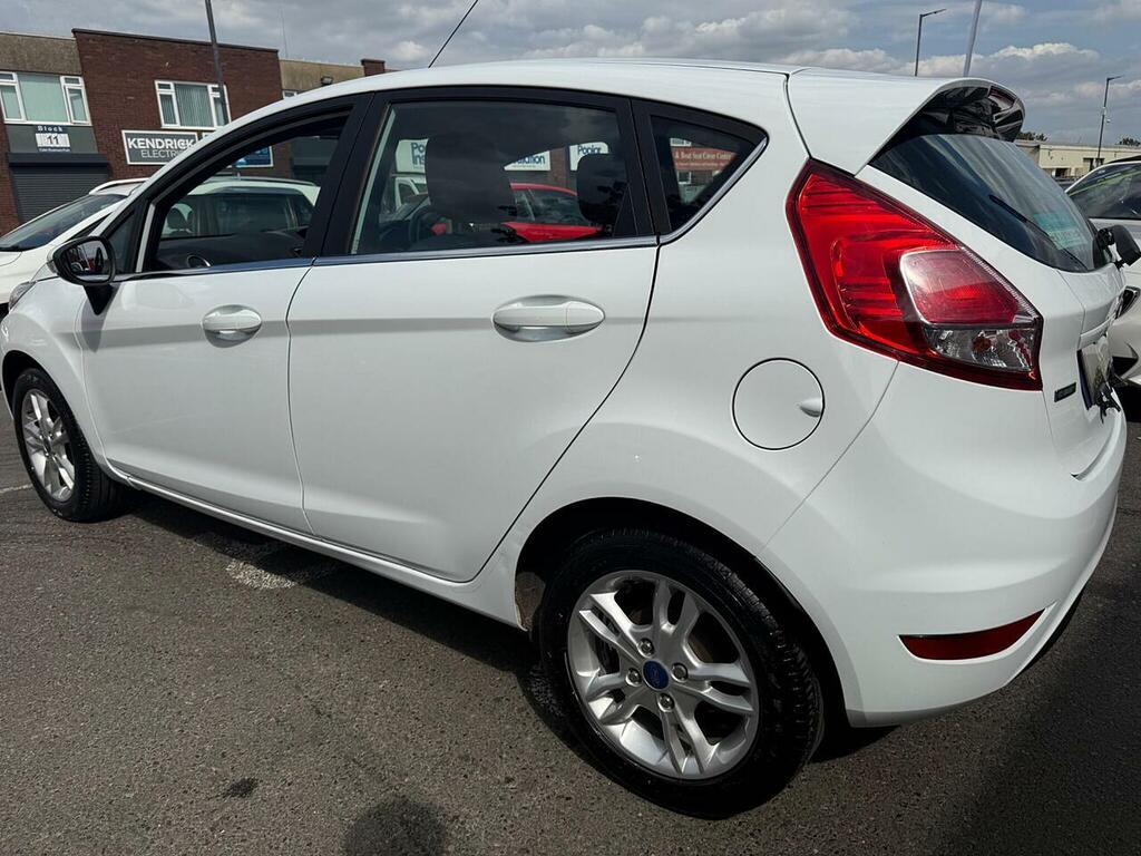 Ford Fiesta 1.0T Ecoboost Zetec Hatchback Eu HN16LDA White #6