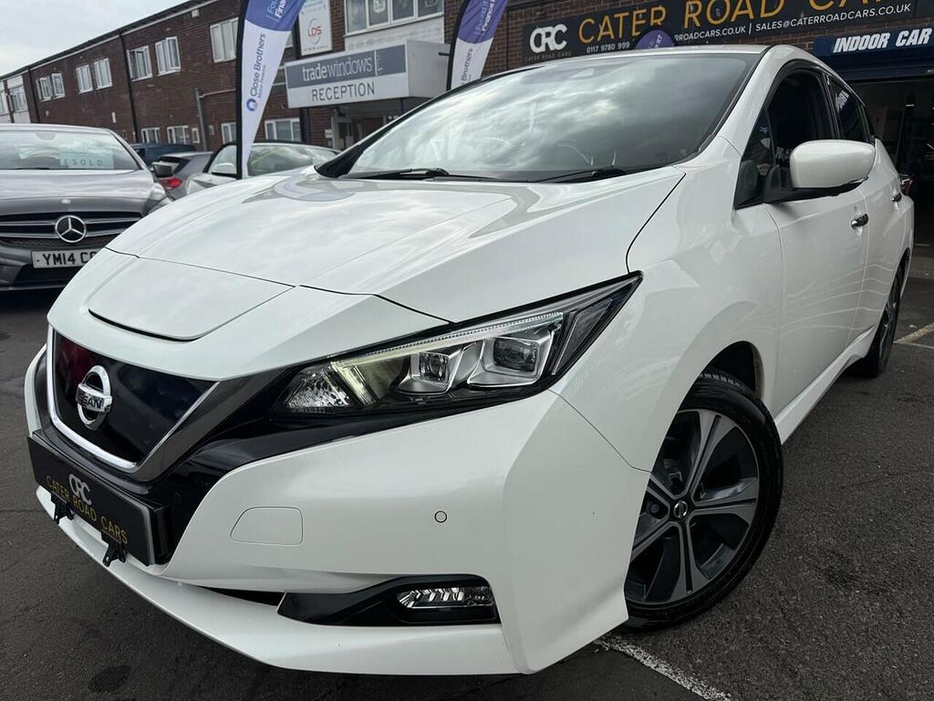 Nissan Leaf 40Kwh Tekna Hatchback 150 Ps WG70TWD White #3