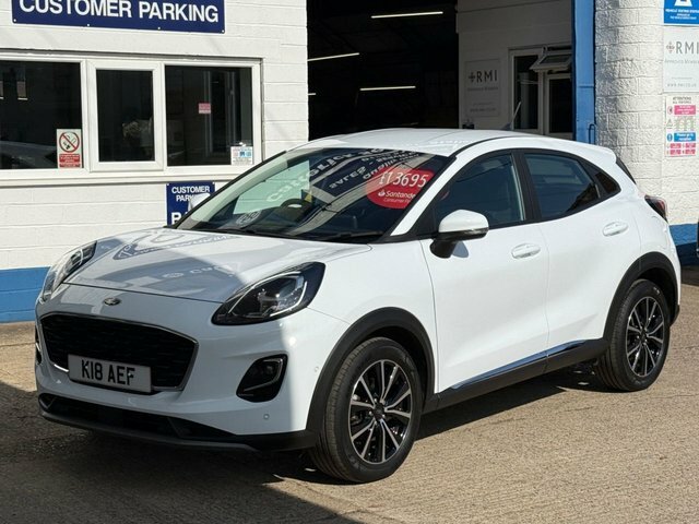 Ford Puma Ecoboost Mhev Titanium Suv White